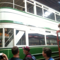 Double decker trolley from England